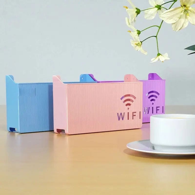 Wireless Wifi Router Shelf, Wall-mounted Cable Power Bracket Organizer, Router Wall Hanging Rack, Game Console Box, Self Adhesive Storage Rack, ABS Cable Organizer Box, Socket Power Cord Storage Shelf, Home Office Wall Organizer Management Wireless Wifi Router Shelf, Wall-mounted Cable Power Bracket Organizer, Router Wall Hanging Rack, Game Console Box, Self Adhesive Storage Rack, ABS Cable Organizer Box, Socket Power Cord Storage Shelf, Home Office Wall Organizer Management